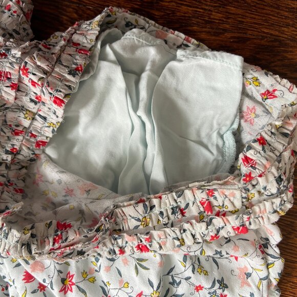 Chloe Floral Shorts Romper - Picture 2 of 5